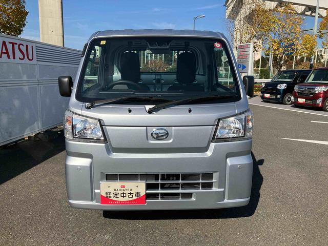 ハイゼットトラック スタンダード 車検整備2年付き FR専用CVT パートタイム4輪駆動 マルチリフレクターヘッドランプ AM/FM付きラジオ 6コーナーセンサー 三方開き 荷台フロア長2030mm 荷台幅1410mm オートライト(3枚目)