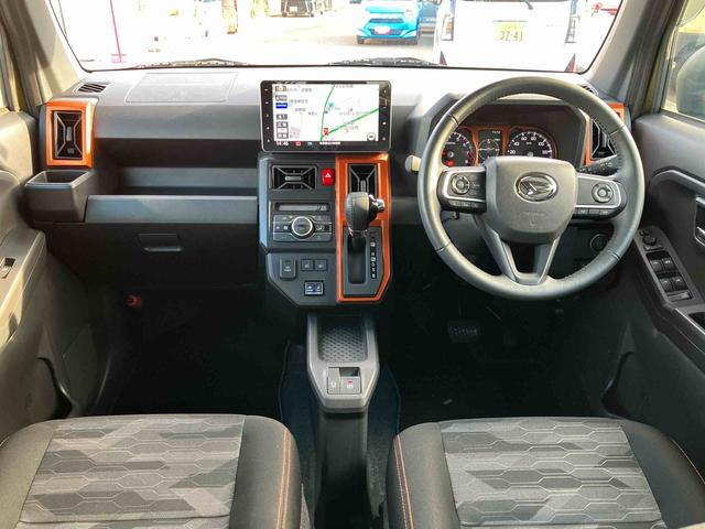 タフト Ｇターボ　インタークーラーターボエンジン　４輪駆動　パノラマモニター対応カメラ　純正９型オールインワンナビ　純正ＥＴＣ　前後ナビ連動式ドライブレコーダー　両席シートヒーター　４コーナーセンサー　１５インチタイヤ（9枚目）