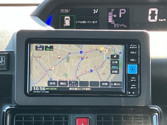 タント カスタムＲＳ　インタークーラーターボエンジン　純正７型ワイドエントリーナビ　バックカメラ　前後ナビ連動式ドライブレコーダー　純正ＥＴＣ　両側電動スライドドア　両席シートヒーター　６コーナーセンサー　ＵＳＢソケット（9枚目）