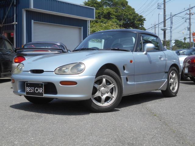 カプチーノ ベースグレード　最終型　５速マニュアル　ツインカムターボ　ノーマル車　４ＷＡＹオープンカー　純正リアウイング　後期型専用１４インチアルミ　ＣＤオーディオ　ＥＴＣ付　収納ネット　ルーフ収納カバー付き（34枚目）