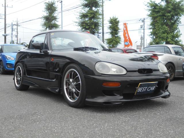 カプチーノ リミテッド　５速　ツインカムターボ　黒リミテッド　パワステ　フルエアロ　ローダウン　１５インチＡＷ　フジツボマフラー　ＣＤ　　地デジＴＶ　ＥＴＣ　フロントタワーバー　　容量アップインタークーラー（52枚目）