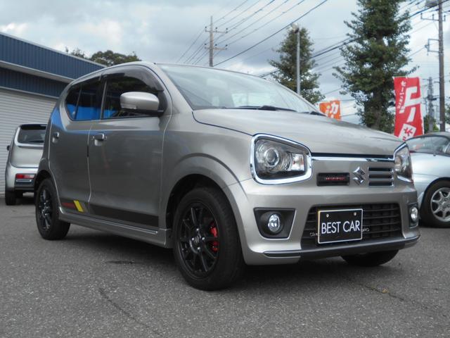 アルトワークス ベースグレード　５速　４ＷＤ　ターボ車　カキモトマフラー　スマートキー　純正レカロシート　純正ナビ　ＴＶ　ＤＶＤ　ＣＤブルートゥース　ＥＴＣ付　オートエアコン　ドアバイザー　レーダー探知機　ブースト計（39枚目）