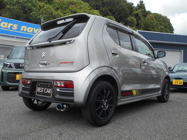 アルトワークス ベースグレード　５速　４ＷＤ　ターボ車　カキモトマフラー　スマートキー　純正レカロシート　純正ナビ　ＴＶ　ＤＶＤ　ＣＤブルートゥース　ＥＴＣ付　オートエアコン　ドアバイザー　レーダー探知機　ブースト計（52枚目）
