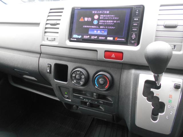 ハイエースバン ロングDX GLパッケージ 選挙カー 放送宣伝車登録 ワンオーナー オートマ ナビ TV CD ブルートゥース バックカメラ ETC キーレス ユニペックス社製スピーカー アンプ サブバッテリー 6人乗り 8ナンバー(10枚目)
