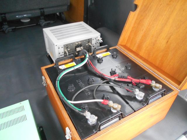 ハイエースバン ロングDX GLパッケージ 選挙カー 放送宣伝車登録 ワンオーナー オートマ ナビ TV CD ブルートゥース バックカメラ ETC キーレス ユニペックス社製スピーカー アンプ サブバッテリー 6人乗り 8ナンバー(28枚目)