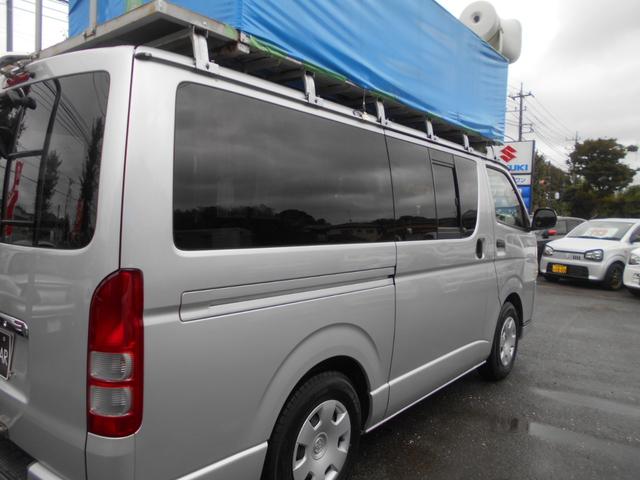 ハイエースバン ロングDX GLパッケージ 選挙カー 放送宣伝車登録 ワンオーナー オートマ ナビ TV CD ブルートゥース バックカメラ ETC キーレス ユニペックス社製スピーカー アンプ サブバッテリー 6人乗り 8ナンバー(72枚目)