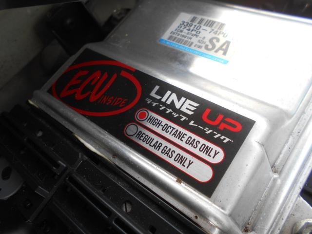 アルト F 5速 LINE UPレーシング CPUハイオク仕様 マフラー カヤバローファースポーツサスペンション スズキスポーツ15インチAW 運転席レカロシート ブラックシートカバー CD ETC 前後ドラレコ(28枚目)