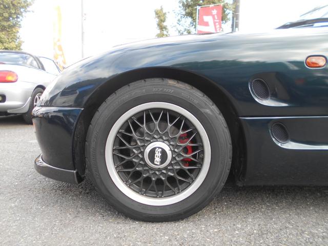 カプチーノ ベースグレード　ツインカムターボ　５速　４ＷＡＹオープンカー　ローダウン　ＢＢＳ１４インチＡＷ　フジツボマフラー　フロントスポイラー　リアウイング　ＬＥＤライト　フロントタワーバー　ＣＤ　ＵＳＢオーディオ　ＥＴＣ（26枚目）