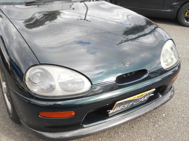 カプチーノ ベースグレード　ツインカムターボ　５速　４ＷＡＹオープンカー　ローダウン　ＢＢＳ１４インチＡＷ　フジツボマフラー　フロントスポイラー　リアウイング　ＬＥＤライト　フロントタワーバー　ＣＤ　ＵＳＢオーディオ　ＥＴＣ（38枚目）