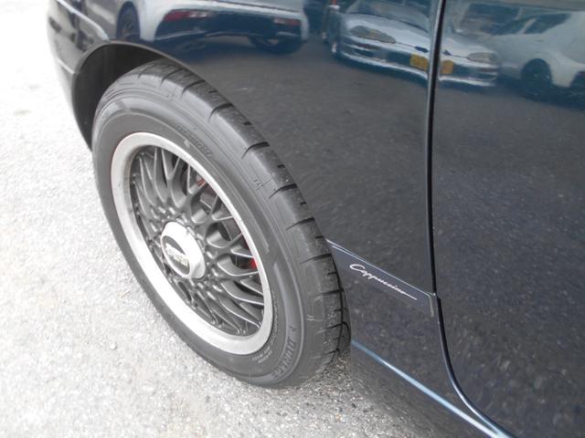 カプチーノ ベースグレード　ツインカムターボ　５速　４ＷＡＹオープンカー　ローダウン　ＢＢＳ１４インチＡＷ　フジツボマフラー　フロントスポイラー　リアウイング　ＬＥＤライト　フロントタワーバー　ＣＤ　ＵＳＢオーディオ　ＥＴＣ（60枚目）