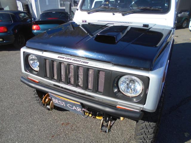 ジムニー ランドベンチャー　５速　４ＷＤ　ターボ　リフトアップ　１６インチアルミ　マッドタイヤ　社外前後バンパー　ウイルズウインマフラー　ＬＥＤヘッドライト　背面タイヤ　パワステ　ＣＤ　ＥＴＣ　タイミングベルト一式交換済（46枚目）