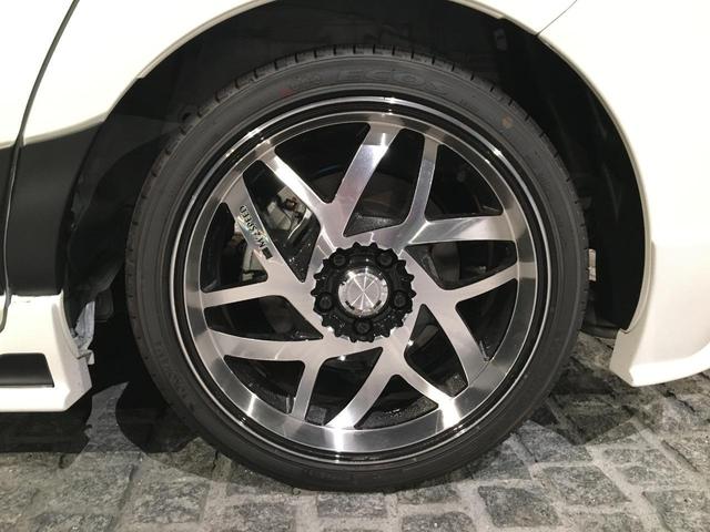 G クエロ MzSPEEDコンプリートカー エアロ 17インチホイール マフラー ローダウン ステンレスピラー リアウイング 両側電動ドア 衝突安全装備 Bカメラ(16枚目)
