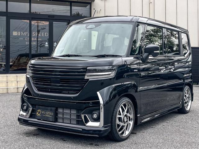 49-1658☆カメラ穴有☆MK54S スペーシアカスタム フロントグリル