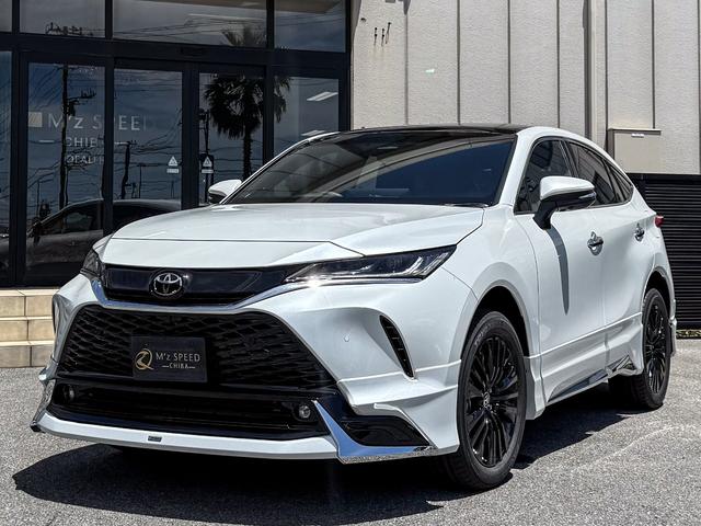 ハリアーハイブリッド Ｚ　レザーパッケージ・ナイトシェード　特別仕様車　専用１９インチアルミ　調光式パノラマルーフ　ＰＶＭ　ＢＳＭ　アクセサリーコンセント　Ｂｌｕｅｔｏｏｔｈ　ＥＴＣ２．０　フルセグＴＶ　シートヒーター＆クーラー　モデリスタエアロｋＩＴ（2枚目）