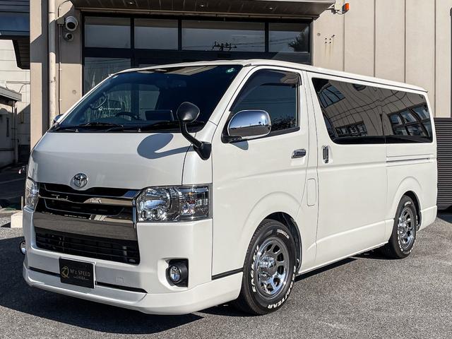 ハイエースバン スーパーＧＬ　ダークプライムＩＩ　両側電動スライドドア　アルパイン１１インチナビ　バックカメラ　ＥＴＣ　Ｂｌｕｅｔｏｏｔｈ　フルセグＴＶ　スマートキー　シートカバー　ローダウン　１７インチアルミホイール　ディーゼルエンジン（37枚目）