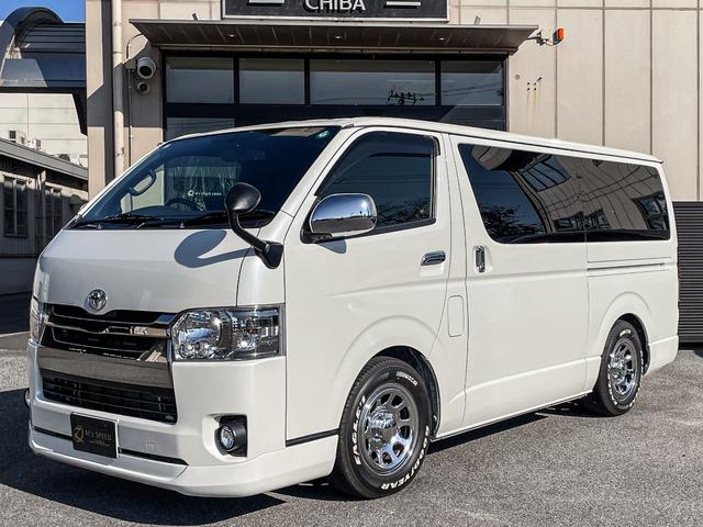 ハイエースバン スーパーＧＬ　ダークプライムＩＩ　両側電動スライドドア　アルパイン１１インチナビ　バックカメラ　ＥＴＣ　Ｂｌｕｅｔｏｏｔｈ　フルセグＴＶ　スマートキー　シートカバー　ローダウン　１７インチアルミホイール　ディーゼルエンジン（42枚目）