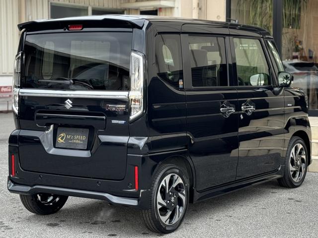 スペーシアカスタム ハイブリッドXSターボ ハイブリッドXSターボ 届出済未使用車 全方位カメラ付メモリーナビ スズキコネクト搭載 両側電動スライドドア シートヒーター ステアリングヒーター ヘッドアップディスプレイ LEDヘッドライト(3枚目)