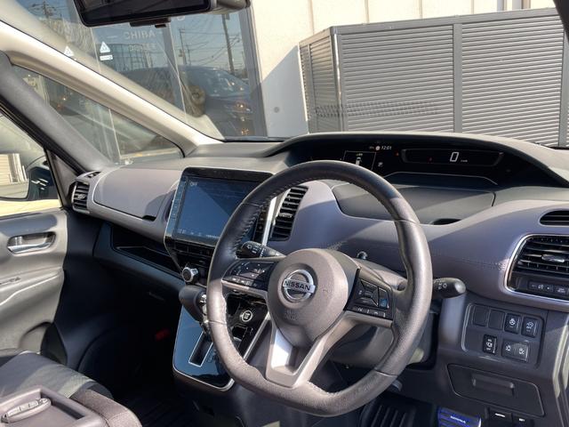 セレナ ハイウェイスターＶ　ワンオーナー　両側電動スライドドア　１０インチナビ　ＥＴＣ　ＰＶＭ　後席ディスプレイ　プロパイロット　ＢＳＭ　ドライブレコーダー　シートヒーター　ハンドルヒーター　デジタルインナーミラー（7枚目）