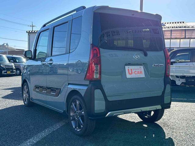 タント ファンクロスターボ ディスプレイオーディオ・自動駐車 パノラマモニタ 電格ミラー LEDランプ シートヒータ Pソナー 衝突軽減ブレーキ USB スマートキ 禁煙 i-stop 車線逸脱警報 1オーナー 盗難警報装置 オートライト アルミ TV ターボ(33枚目)