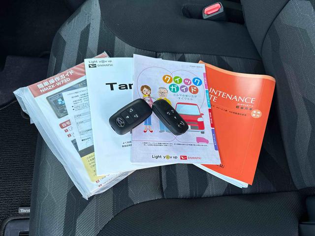 タント ファンクロスターボ ナビTV アルミ キーフリー スマートキ 禁煙 1オーナー ナビTV アルミ キーフリー ターボ ABS エアバッグ 記録簿(40枚目)