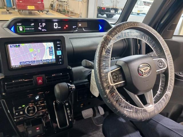 タント カスタムＲＳ走行距離６０３ｋｍ　当店試乗車上がりの１台です♪　１年保証距離無制限　走行距離６０３ｋｍ　純正フルセグナビ　ＥＴＣ　バックカメラ　ブルートゥース　純正マット　オートライト　シートヒーター　　オート格納式ドアミラー　キーフリー（3枚目）