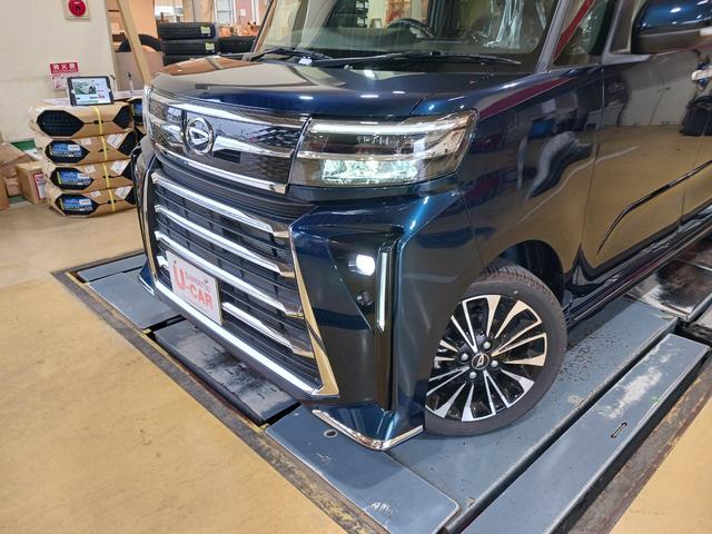 タント カスタムＲＳ走行距離６０３ｋｍ　当店試乗車上がりの１台です♪　１年保証距離無制限　走行距離６０３ｋｍ　純正フルセグナビ　ＥＴＣ　バックカメラ　ブルートゥース　純正マット　オートライト　シートヒーター　　オート格納式ドアミラー　キーフリー（13枚目）