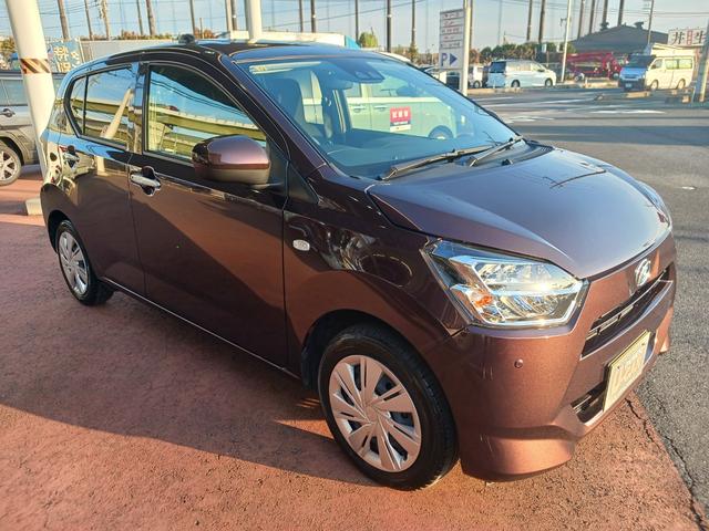 ミライース Ｘ　リミテッドＳＡＩＩＩ　衝突回避支援機能　コーナーセンサー　走行距離１１８６３キロ　１年保証・走行距離無制限　新車保証継承　ＬＥＤヘッドライト　バックカメラ　純正カーペットマット　スマートアシスト３　キーレスエントリー　電動格納ドアミラー（4枚目）