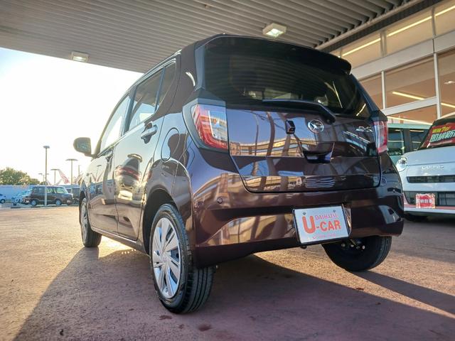 ミライース Ｘ　リミテッドＳＡＩＩＩ　衝突回避支援機能　コーナーセンサー　走行距離１１８６３キロ　１年保証・走行距離無制限　新車保証継承　ＬＥＤヘッドライト　バックカメラ　純正カーペットマット　スマートアシスト３　キーレスエントリー　電動格納ドアミラー（8枚目）