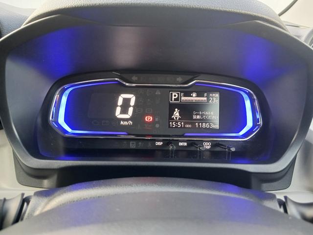 ミライース Ｘ　リミテッドＳＡＩＩＩ　衝突回避支援機能　コーナーセンサー　走行距離１１８６３キロ　１年保証・走行距離無制限　新車保証継承　ＬＥＤヘッドライト　バックカメラ　純正カーペットマット　スマートアシスト３　キーレスエントリー　電動格納ドアミラー（11枚目）