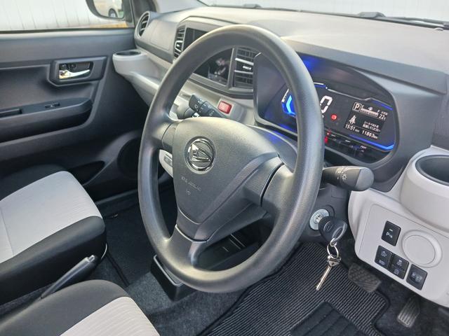 ミライース Ｘ　リミテッドＳＡＩＩＩ　衝突回避支援機能　コーナーセンサー　走行距離１１８６３キロ　１年保証・走行距離無制限　新車保証継承　ＬＥＤヘッドライト　バックカメラ　純正カーペットマット　スマートアシスト３　キーレスエントリー　電動格納ドアミラー（14枚目）