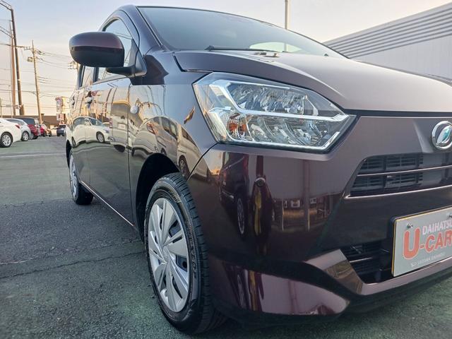 ミライース Ｘ　リミテッドＳＡＩＩＩ　衝突回避支援機能　コーナーセンサー　走行距離１１８６３キロ　１年保証・走行距離無制限　新車保証継承　ＬＥＤヘッドライト　バックカメラ　純正カーペットマット　スマートアシスト３　キーレスエントリー　電動格納ドアミラー（21枚目）