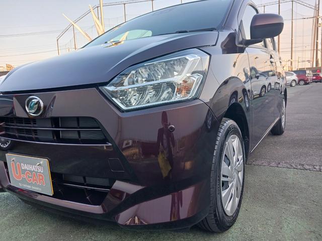 ミライース Ｘ　リミテッドＳＡＩＩＩ　衝突回避支援機能　コーナーセンサー　走行距離１１８６３キロ　１年保証・走行距離無制限　新車保証継承　ＬＥＤヘッドライト　バックカメラ　純正カーペットマット　スマートアシスト３　キーレスエントリー　電動格納ドアミラー（22枚目）