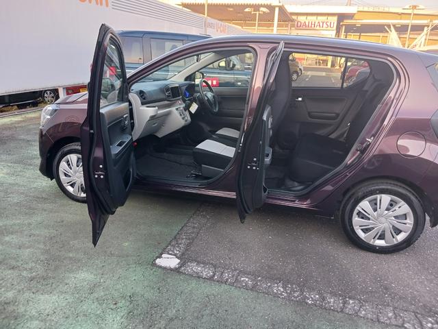 ミライース Ｘ　リミテッドＳＡＩＩＩ　衝突回避支援機能　コーナーセンサー　走行距離１１８６３キロ　１年保証・走行距離無制限　新車保証継承　ＬＥＤヘッドライト　バックカメラ　純正カーペットマット　スマートアシスト３　キーレスエントリー　電動格納ドアミラー（48枚目）