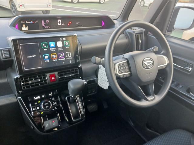 タント カスタムＸ　９インチディスプレイオーディオ　バックカメラ　走行距離８０６７キロ　１年保証・走行距離無制限　新車保証継承対応　フルセグＴＶ　Ｂｌｕｅｔｏｏｔｈ　バックカメラ　両側電動スライドドア　電動パーキングブレーキ　スマートキー　ＬＥＤヘッドライト（7枚目）