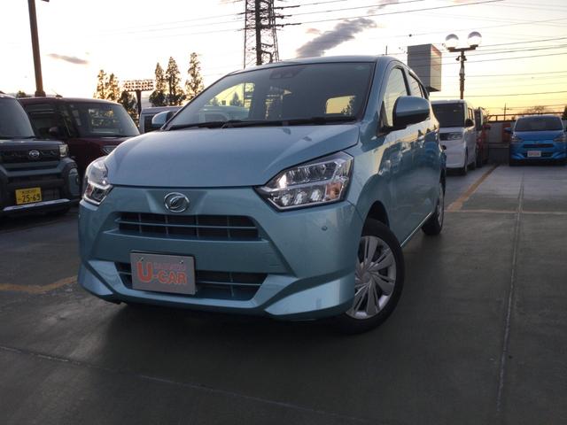 ミライース Ｘ　リミテッドＳＡＩＩＩ　走行距離７４２８キロ　１年保証距離無制限　走行距離７４２８キロ　純正マット　ＬＥＤヘッドランプ　アイドリングストップ　電動格納式ドアミラー　キーレスエントリー　スマートアシスト３（2枚目）