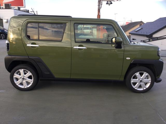 タフト Ｇ　走行距離１２１０キロ　１年保証距離無制限　走行距離１２１０キロ　純正フルセグナビ　サイドエアバッグ　ＬＥＤヘッドランプ　アイドリングストップ　シートヒーター　オート格納式ドアミラー　電動パーキングブレーキ（4枚目）