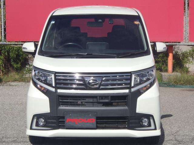 ムーヴ カスタム　ＲＳ　ハイパーＳＡＩＩ　１年保証付　ワンオーナー　ターボ　純正８インチナビ　Ｂｌｕｅｔｏｏｔｈ音楽　フルセグＴＶ　バックカメラ　ハーフレザーシート　ＥＴＣ　ＬＥＤヘッドライト（4枚目）