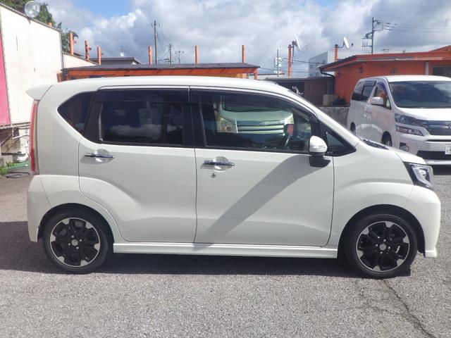 ムーヴ カスタム　ＲＳ　ハイパーＳＡＩＩ　１年保証付　ワンオーナー　ターボ　純正８インチナビ　Ｂｌｕｅｔｏｏｔｈ音楽　フルセグＴＶ　バックカメラ　ハーフレザーシート　ＥＴＣ　ＬＥＤヘッドライト（6枚目）