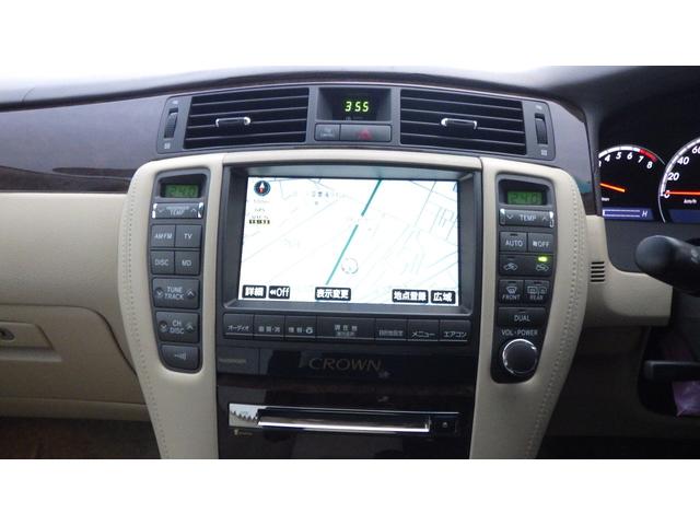 クラウン ロイヤルサルーン 60thスペシャルED 1年保証付 純正HDDナビ バックカメラ ETC クルーズコントロール パワーシート オートライト スマートキー プッシュスタート 純正アルミホイール 電動格納ミラー パワーウィンドウ ドアバイザー(15枚目)