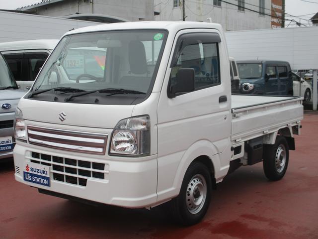 キャリイトラック KCエアコンパワステ農繁 6型 横滑り防止機能 オートライト 5MT車両 パートタイム4WD車両 AM・FMラジオ 点検整備記録簿 取扱説明書 マニュアルエアコン デフロック 荷台ステップ 荷台作業灯(21枚目)