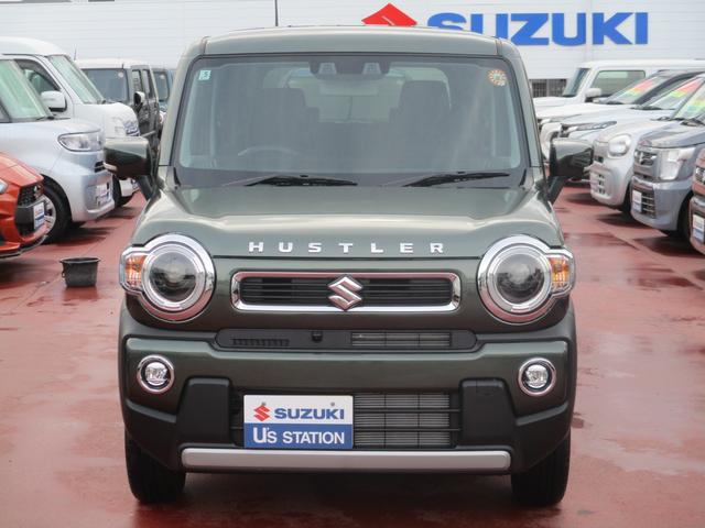 ハスラー HYBRID X 3型 全方位モニター付きナビゲーション 盗難防止システム 横滑り防止機能 衝突被害軽減システム スズキセーフティーサポート デュアルカメラ部r-紀サポート 全方位モニター付きナビ 禁煙車 オートエアコン プッシュスタート オートライト(22枚目)