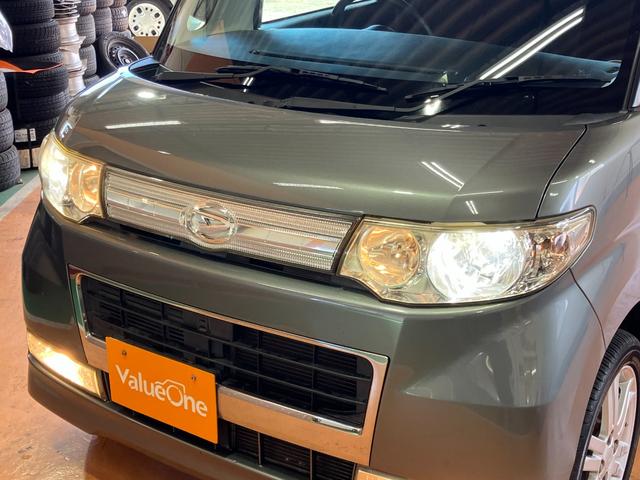 タント カスタムRS 1年保証走行距離無制限 純正SDナビ TV DVD再生 スマートキー 左オートスライドドア HID ターボ フローリングフロアー 車検整備付 修復歴無(27枚目)