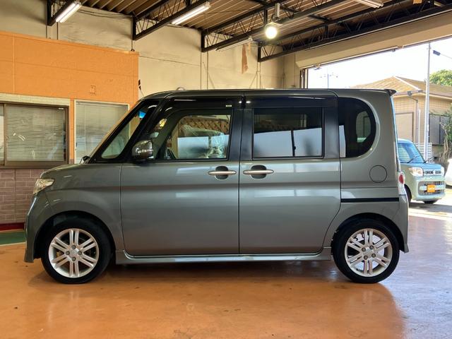 タント カスタムRS 1年保証走行距離無制限 純正SDナビ TV DVD再生 スマートキー 左オートスライドドア HID ターボ フローリングフロアー 車検整備付 修復歴無(37枚目)