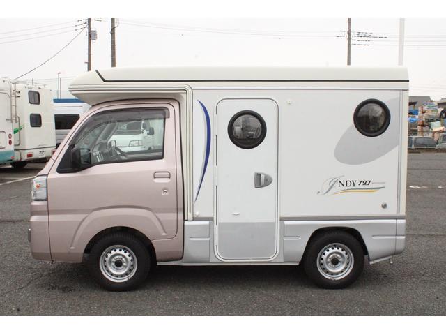 ハイゼットトラック 　インディアナＲＶ　インディ７２７　ポップアップルーフ　ベバストＦＦヒーター　シンク　サブバッテリー　走行充電　コンバーター外部充電　１３Ｌ給排水タンク　コンビロール　家庭用テレビ（27枚目）