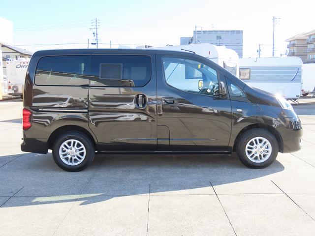 NV200バネットワゴン FOCS ルソ キャンピングカー 外部電源取り込み 走行充電 外部充電 サブバッテリー LED照明 フリップダウンモニター メインサブ切替スイッチ メモリーナビ ETC バックカメラ(46枚目)