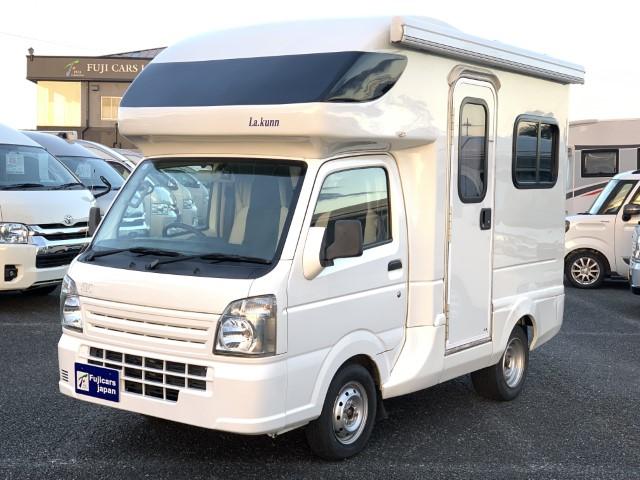 キャリイトラック ＡＺ－ＭＡＸ　ラクーン　（シングルサブバッテリー）（５００Ｗインバーター）（走行充電）（サイドオーニング）（ソーラーパネル）（マックスファン）（サイクルキャリア）（2枚目）