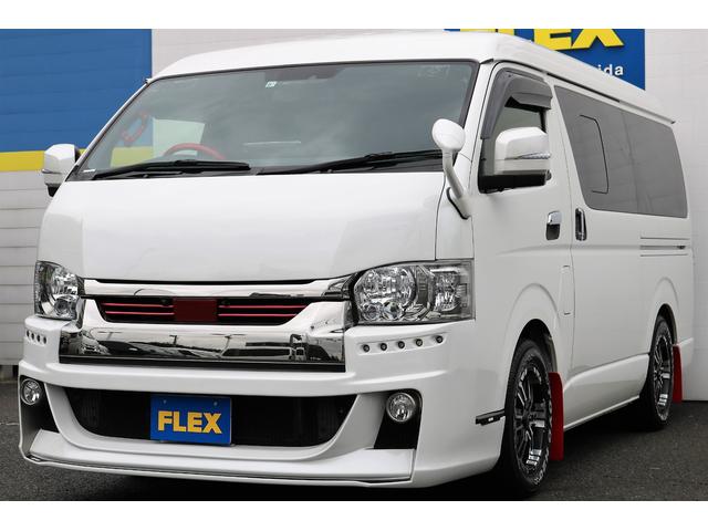 スーパーGL ダークプライムII BIGX搭載 フリップダウン ベットキット フルエアロ 各種カスタム済 LEDテールランプ パールホワイト TOYO H20 アルミ マッドフラップ ウインカーミラー ガッツミラー同色塗装(43枚目)