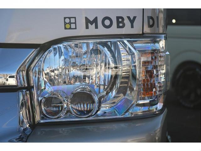 SロングワイドDX MOBY DICK フローリング サイドテーブル フルフラット ローダウン エアロ GR17インチアルミ ナスカータイヤ フロントスポイラー オーバーフェンダー 冷蔵庫 FFヒーター サブバッテリー(3枚目)