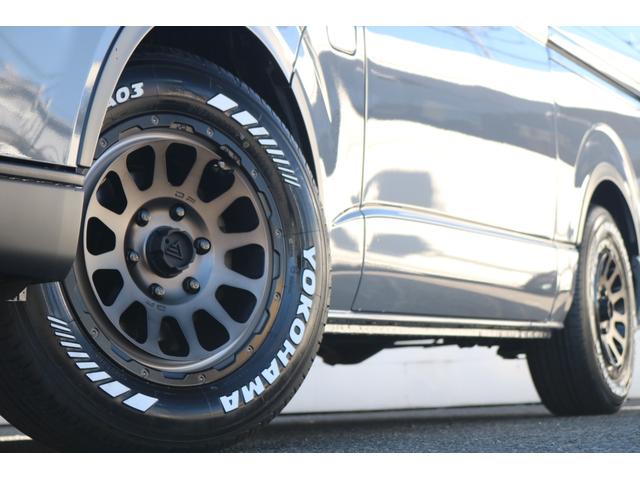 ハイエースワゴン ＧＬ　Ｒｅｎｏｃａ　コーストライン　オールペイント　バンパーガード　フローリング施工　フラット　デルタフォース　ＹＯＫＯＨＡＭＡタイヤ　ナビ　ＥＴＣ　バックカメラ連動　全席シートカバー　角目４灯　バーフェン（23枚目）