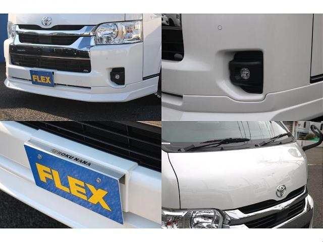 ハイエースワゴン ＧＬ　ロング　内装架装ｆａｍｉｌｉａｒ　ＦＦヒーター　ＢＩＧＸ　ＯＰＴＭサウンド　ＮＣ－１アルミ　シートカバー　ドアバイザー　ルーフスピーカー　ＥＴＣ　センターコンソール　ＬＥＤテール　エアロ　サブバッテリー（2枚目）